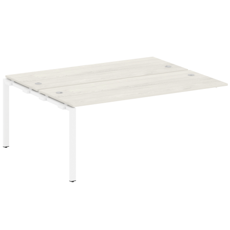 Проходной наборный элемент рабочей станции Metal System Style БП.ПРС-СП-2.5 1800x1475x750 (Дуб Наварра/Белый металл)