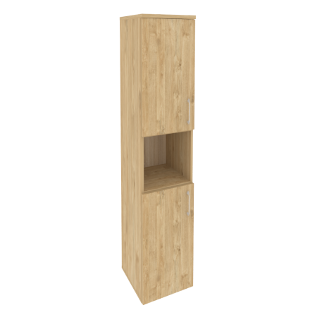 Шкаф высокий узкий левый Onix O.SU-1.5L 400x420x1977 (Тиквуд Светлый)