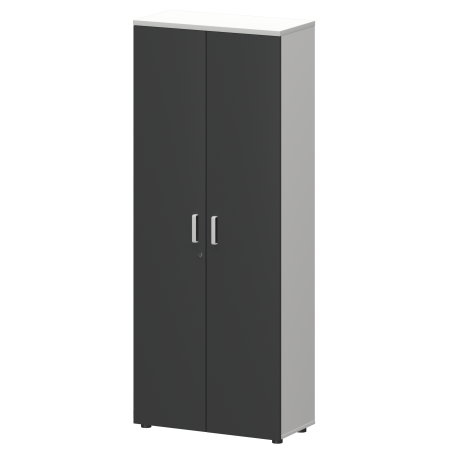 Шкаф Смарт СМШ-58Д Тип1 792x380x1990 (Белый/Графит)