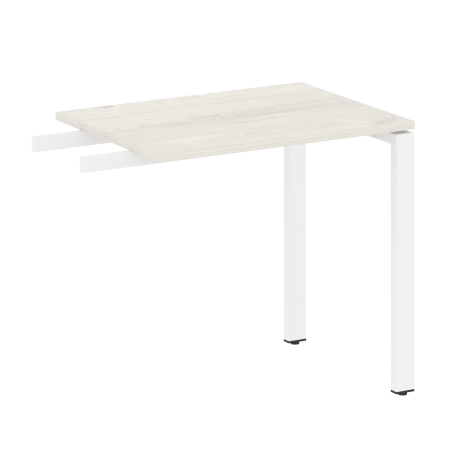 Приставной элемент БП.ПР-2 800x600x750 (Дуб Наварра/Белый металл)