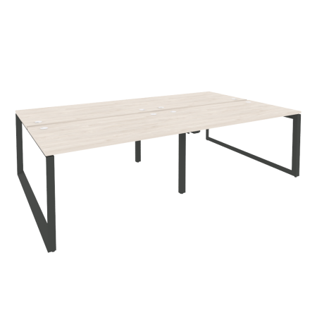 Рабочая станция на О-образном м/к Onix O.MO-D.RS-4.3.8 2760x1635x750 (Денвер Светлый/Черный металл)