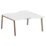 Рабочая станция криволинейная Metal System Style БА.РАС-СА-2.1 1600x1835x750 (Дуб Наварра/Серый металл)