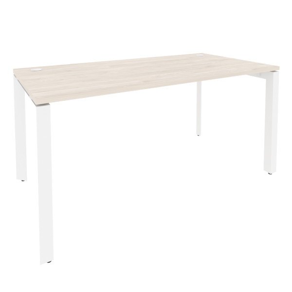Стол рабочий на П-образном м/к Onix O.MP-SP-4.8 1580x800x750 (Денвер Светлый/Белый Металл)