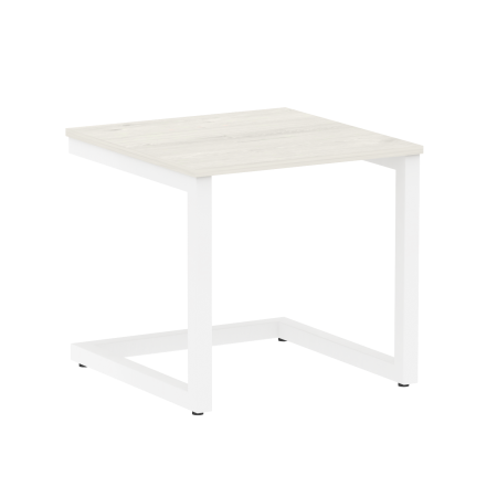 Компьютерный стол VR.SP-2-58G 580x600x550 (Дуб Наварра/Белый Металл)