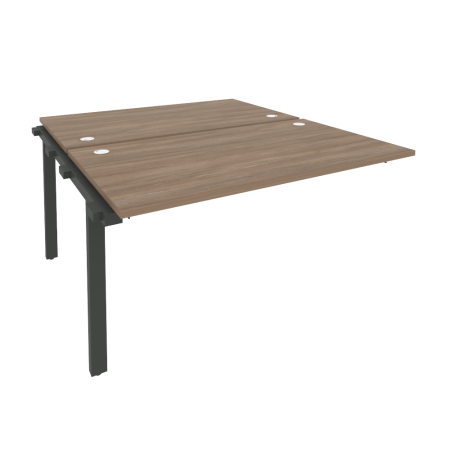 Наборный элемент рабочей станции на м/к Onix O.M-2.NRS-3.8 1380x1635x750 (Дуб Аризона/Черный металл)