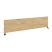 Экран боковой ЛДСП Onix O.EKR-147 1475x370x18 (Тиквуд Темный/Черный)