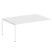 Проходной наборный элемент переговорного стола Metal System Style БП.ППРГ-5 1800x1235x750 (Дуб Наварра/Серый металл)
