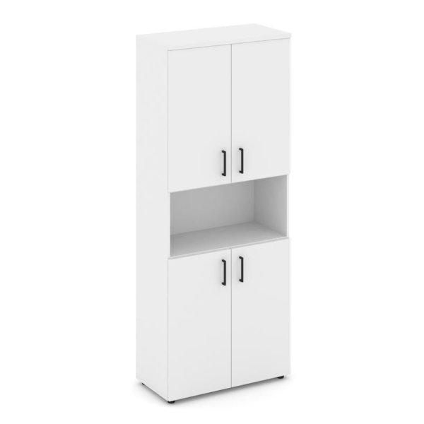 Шкаф высокий широкий SN.STS-107 (796х400х1982) (Белый)