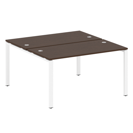 Рабочая станция Metal System Style БП.РАС-СП-2.3 1400x1475x750 (Венге Цаво/Белый металл)