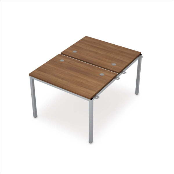 6МБН.277 Сдвоенные бенч-системы, начальный модуль (1000x1435x750) (Шамони темный/Алюминий матовый)