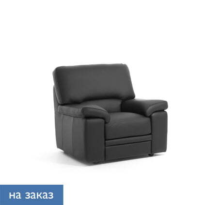 ELLA КРЕСЛО ИСК.КОЖА (ЧЕРНЫЙ)