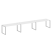 Рабочая станция Metal System Style БО.СМ-3.4 4800x720x750 (Дуб Наварра/Серый металл)
