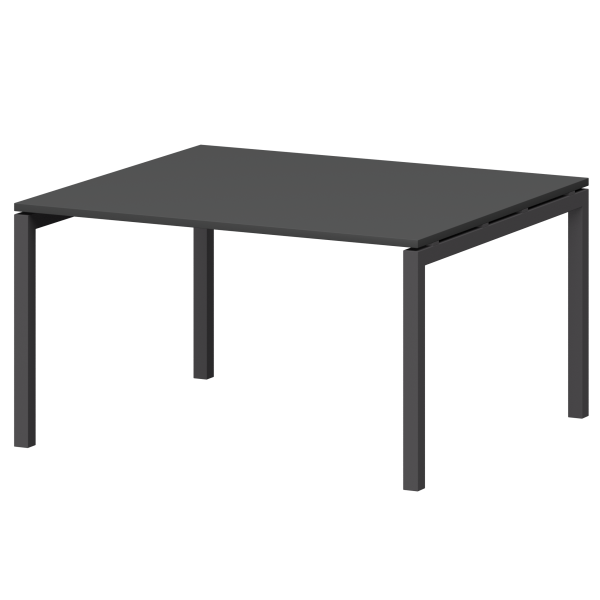 Стол переговорный на металлокаркасе Смарт СМСП-П-12.123.Пр50 1200x1236x750 (Графит/Антрацит)