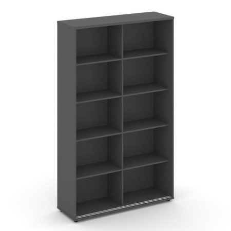 Шкаф-купе с полками SN.SHK.E-001 (1200х400х1982) (Антрацит/Вяз Благородный)