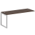 Проходной наборный элемент рабочей станции Metal System Style БО.ПРС-СП-1.5 1800x720x750 (Дуб Наварра/Серый металл)