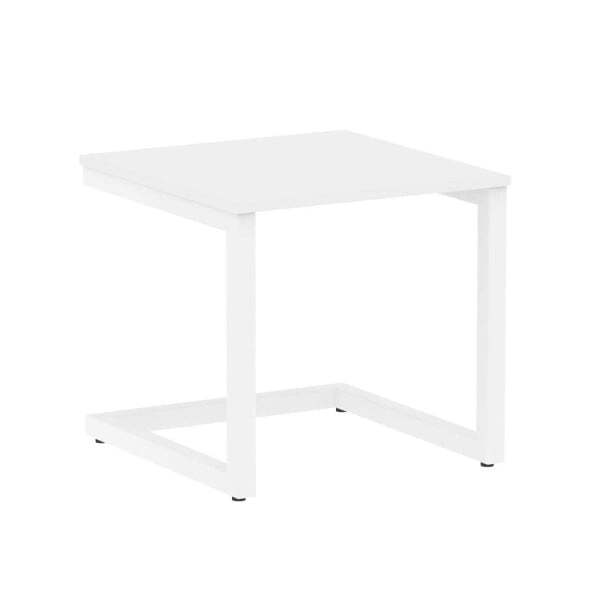 Компьютерный стол VR.SP-2-58G 580x600x550 (Белый Бриллиант/Белый Металл)