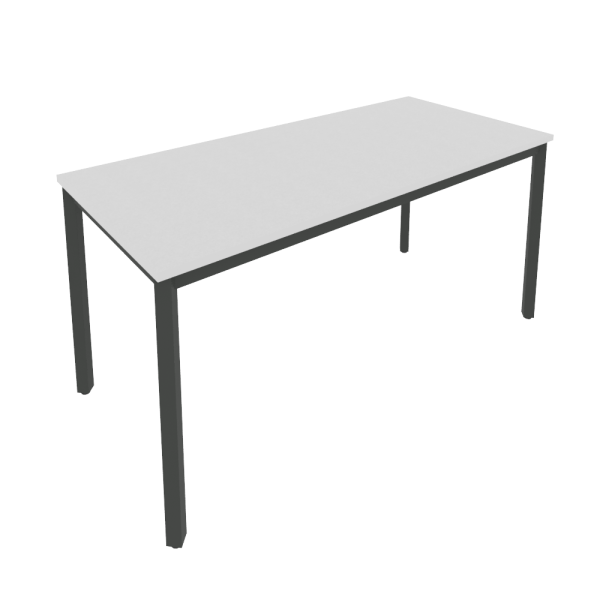 Стол письменный на металлокаркасе Slim С.СП-6 1580x720x750 (Серый/Антрацит металл)