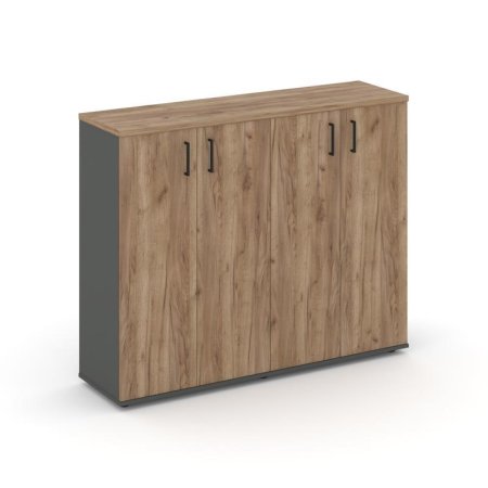 Тумба опорная/приставная SN.TOP-163 (1632х400х1150) (Антрацит/Дуб Табак)