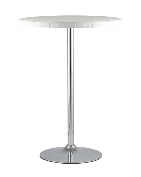 Стол барный разборный Кейт 80/110 УЦЕНКА (Стол барный  белый)