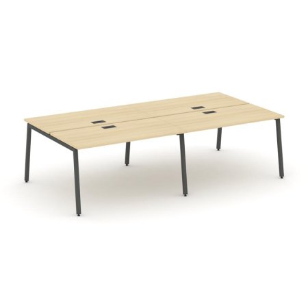 Рабочая станция 2-х сторонняя SN-4A.DRS-032 (2360х1232х750) (Акация Лорка/Металл Антрацит)