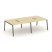Рабочая станция 2-х сторонняя SN-4A.DRS-032 (2360х1232х750) (Тиквуд Светлый/Металл Антрацит)