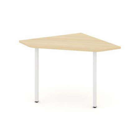 Угловой элемент переговорного стола SN-4.UPRG-001 (980х980х750) (Акация Лорка/Металл Белый)