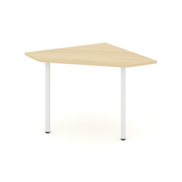 Угловой элемент переговорного стола SN-4.UPRG-001 (980х980х750) (Акация Лорка/Металл Белый)
