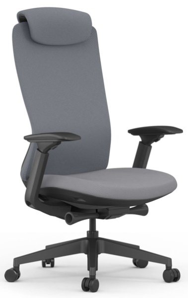 Кресло Gemini EGE-002A Черный/Серый (Черный Пластик/Серый)