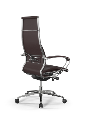 Кресло для руководителя Метта Samurai L1-10K - Infinity /Kc06/Nc06/K2cL(M26.B32.G25.W03) (Темно-коричневый)