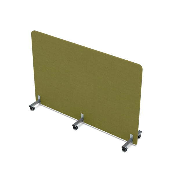 Акустическая мобильная перегородка SOFTOffice 011.МП.1611 1600x377x1100 (Kiwi)
