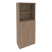 Шкаф высокий широкий Onix O.ST-1.6 800x420x1977 (Тиквуд Светлый)