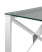 Журнальный стол 120*60 КРОСС серебро (Журнальный стол Кросс серебристый)
