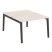 Рабочая станция на деревянных опорах Onix Wood OW.D.RS-2.2.8 1180x1635x750 (Тиквуд Светлый/Дуб Темный)