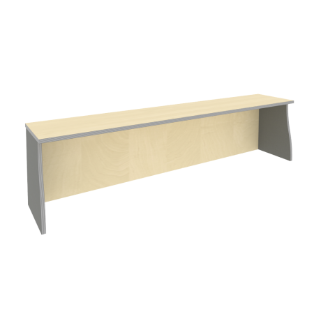 Надставка на стол Riva А.НС-4 1600x300x400 (Клен-Металлик)