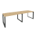 Рабочая станция на О-образном м/к Onix O.MO-RS-2.3.8 2760x800x750 (Тиквуд Темный/Белый Металл)