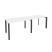 Рабочая станция на П-образном м/к Onix O.MP-RS-2.2.7 2360x720x750 (Тиквуд Темный/Белый Металл)