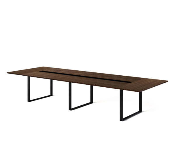 EXE Стол для переговоров L396 101 911 (Орех/Черный металл)