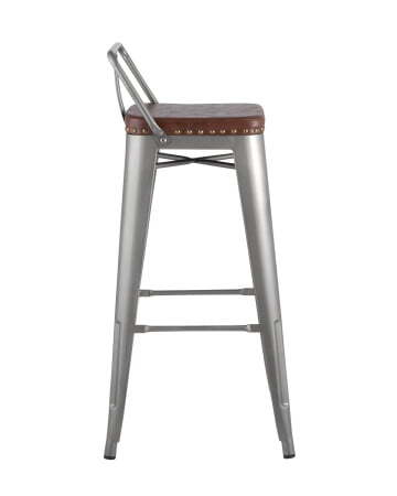 Стул барный TOLIX SOFT серебристый (Стул барный Tolix Soft серебристый)