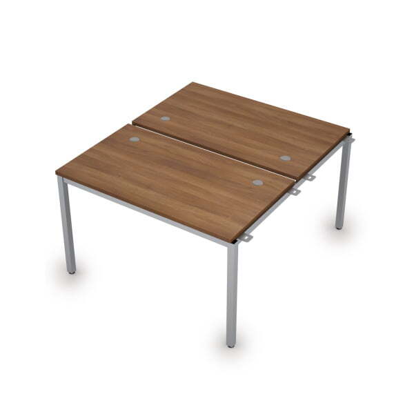 6МБН.278 Сдвоенные бенч-системы, начальный модуль (1200x1435x750) (Шамони темный/Алюминий матовый)