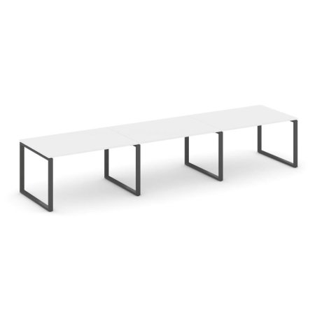 Стол переговорный SN-6O.SPRG-022.3 (3540х980х750) (Белый/Металл Антрацит)