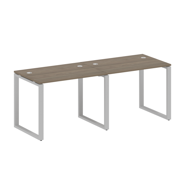 Рабочая станция Metal System Style БО.СМ-2.1 2000x720x750 (Вяз/Серый металл)