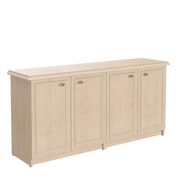 Шкаф низкий 2-х секционный Raut RLW 185 1808x466x886 (Бук тиара)