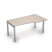 6М.521 Стол криволинейн.прав (1600x900x750) (Шамони светлый/Алюминий матовый)