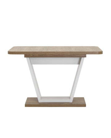 Стол Vector 120-160*80 дуб Ка/пепел (Стол обеденный Vector темное дерево)