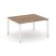 Стол переговорный SN-5P.SPRG-032.3 (1180х1180х750) (Тиквуд Светлый/Металл Антрацит)