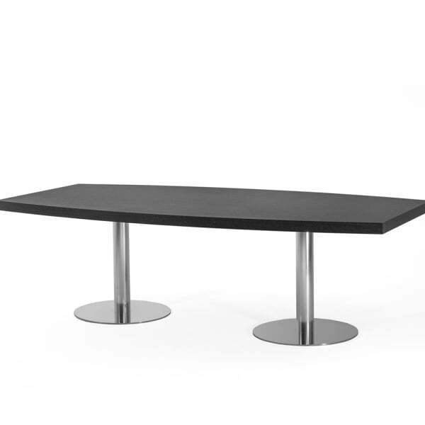 Стол для переговоров Titano TI12E240122W8Z 2400x1200x740 (Черное деревоСерый)