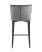 Стул полубарный Матео велюр серый (Стул полубарный Матео серый)