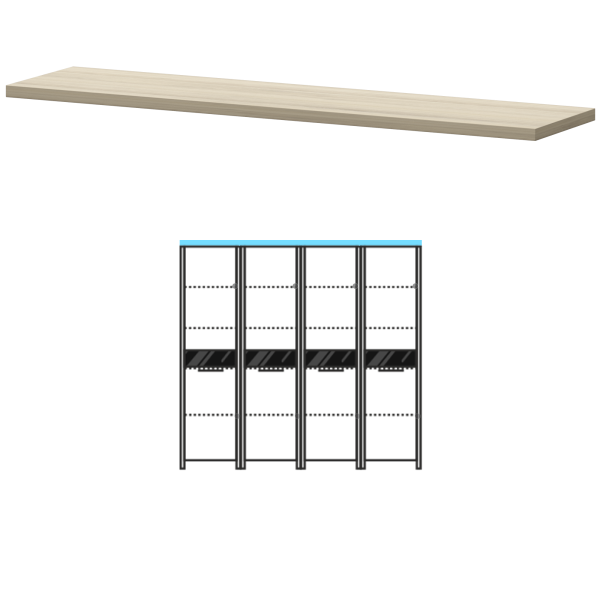 Топ Акцент КТ-72.38 1866x441x38 (Кронберг)