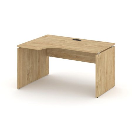Стол рабочий эргономичный SN-D.SPA-011(L) (1380х700/980х750) (Тиквуд Светлый)