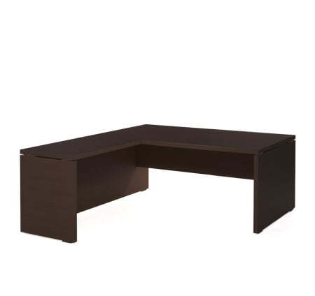 Стол для руководителя с приставкой 148 1600х2000х735 (Дуб Темный)